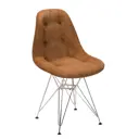 Кухонный стул R-home Eames 83x57x48 см ткань цвет коричневый