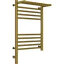 Полотенцесушитель электрический Сунержа Богема 3.0 Л 400x600 мм 300 Вт с терморегулятором и полкой лесенка цвет бронза