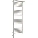 Полотенцесушитель электрический Сунержа Богема 3.0 Л 400x1200 мм 300 Вт с терморегулятором и полкой лесенка цвет сатин