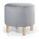Пуф Сонли 36412494 40.5x39x40.5 см цвет серо-голубой