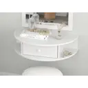 Туалетный столик Мебельная Фабрика 1+1 Париж 70x18x38.30 см цвет белый