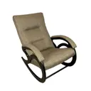 Кресло-качалка Solarius Классика 66x93x90 см рогожка цвет коричневый