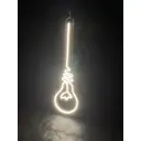 Неоновая вывеска Pjneon Лампочка 165x50 см теплый белый желтый свет