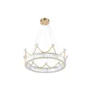 Люстра подвесная Arte perfetto luce 3331.3341.d600.gd с пультом управления 16 м² нейтральный белый свет цвет жёлтый золотой
