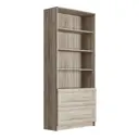Стеллаж Клик мебель 78x190x35 см ЛДСП цвет дуб сонома
