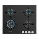 Газовая варочная панель Delonghi NSL 460 N RUS 60 см 4 конфорки цвет черный