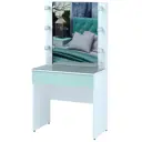 Туалетный столик с зеркалом BTS Тифани 80x155.50x46.40 см цвет белый