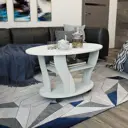 Журнальный столик овальный ВТS 95x59.5x53.8 см лоредо