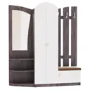 Шкаф для обуви Simaland 180x210x37 см ЛДСП цвет ясень анкор темный