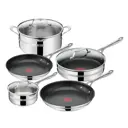 Набор посуды 8 предметов Tefal Jamie Oliver Cook Smart нержавеющая сталь цвет стальной