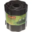 Бордюрная лента Grinda 20 см х 9 м коричневая 422247-20