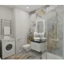 Плитка Idalgo ID9093b087MR 120x60см 2.16 м² цвет серый, цена за упаковку
