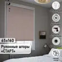 Рулонная штора Эскар Blackout Старт 65x160 см цвет нюдовый