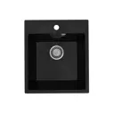 Врезная мойка Practik PR-425 42.50x48.50x17.50 см искусственный камень цвет оникс