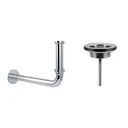 Набор сифон для раковины и донный клапан Wellsee Drainage System 182101005 цвет хром