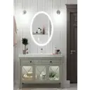 Зеркало для ванной Omega Glass Тип 1 SD36 с подсветкой 50x60 см овальное