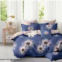 Комплект постельного белья Home Mercury Одуванчики 6 28793, двуспальный, поплин, цвет синий