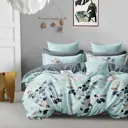 Комплект постельного белья Home Mercury Апероль 29095, евро, поплин, цвет синий