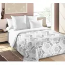 Комплект постельного белья Home Mercury Мозаика 2 29374, двуспальный, перкаль, цвет бежевый