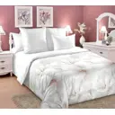 Комплект постельного белья Home Mercury Изыск 29908, семейный, перкаль, цвет белый