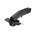 Комплект петли черный обсидиан HETTICH Sensys 8639i под фальшпанель+ответная планка+заглушками для чашки и плеча петли - 2 комп.