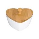 Банка для печенья 15.7x14.5x11 см 640 мл Elan Gallery Сердце с деревянной крышкой