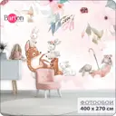 Фотообои флизелиновые Bartonwall 400x270 см Животные Олененок K06904