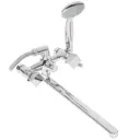 Смеситель для ванны и душа с длинным изливом Gross Aqua Forma 7016084С-35L(F)