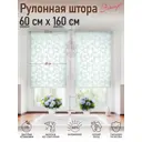 Рулонная штора Эскар Лотос 60x160 см цвет голубой