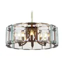Люстра подвесная Ambrella light Traditional 6 ламп 20 м² цвет кофе
