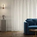 Тюль на ленте Inspire Yan 250x280 см цвет бело-золотой