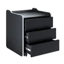 Тумба с выдвижными ящиками Vmmgame CS-2BKGY 49.50x63.50x52.50 см ЛДСП цвет черный