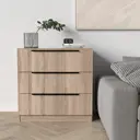 Комод Софит Кмд-800-3я 3 ящика 80x45x80 см ДСП цвет дуб сонома