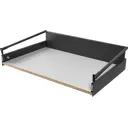 Ящик выдвижной Flowbox 76.8x18.92x50.44 см сталь/ЛДСП цвет антрацит