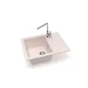 Врезная мойка Glanz J150G033-K 47x57.50x21.50 см кварц цвет бежевый
