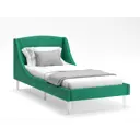 Кровать Monofix Лотти 90x200 см ткань цвет зеленый