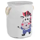 Корзина для белья Amico Зебра 35x40x35см 116711 цвет мульти