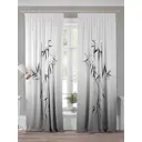 Комплект штор на шторной ленте AT Home Нефликс 150x260 см цвет белый