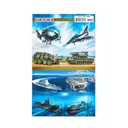 Декоративные наклейки Военная техника - 1 16x10 см