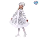 Маскарадный костюм Страна карнавалия Снегурочка с узором 7040400 размер единый