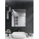 Зеркало интерьерное в алюминиевой раме настенное ONE Mirror 80x70 см серебро