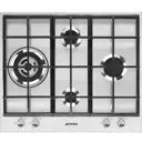 Газовая варочная панель Smeg PX164L 60 см 4 конфорки цвет серебряный