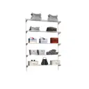 Комплект гардеробной системы Volazzi home Премиум 3 90x156x30 см цвет белый