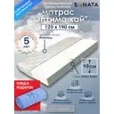 Матрас Sonata ортопедический 120x190x19 см беспружинный, односпальный