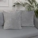 Наволочки декоративные Tessolo Home Z13101/GFTH, 50x50 см, велюр, 2 шт, цвет графит