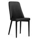 Стул Woodville Фена R 46x91x56 см искусственная кожа цвет черный