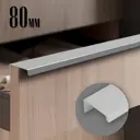 Скрытая ручка Cappio 9617997 8 мм алюминий цвет хромированный