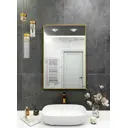Зеркало интерьерное в алюминиевой раме настенное ONE Mirror 90x50 см золото