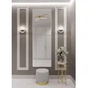 Зеркало интерьерное в алюминиевой раме настенное ONE Mirror 200x70 см белое