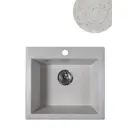 Врезная мойка Reflexion RX1150TN 45.5x49.5x18 см кварц цвет олово
